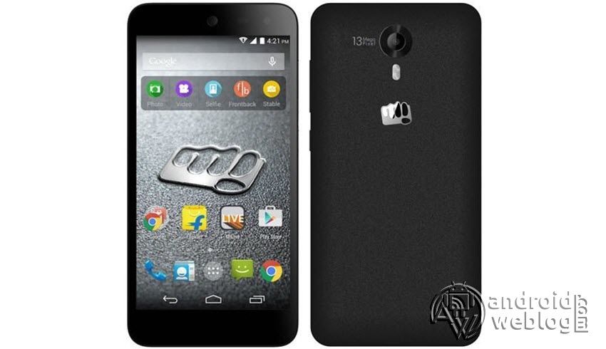 Micromax Canvas Nitro 4G E455 Rooting and TWRP Recovery