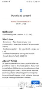 Nokia 7.2 Android 10 update